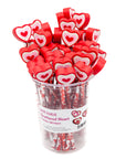 Scattered Heart Combo Writers - Opportunity Buy (36ct pencils WITH toppers)