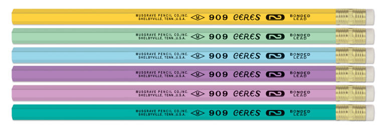 Ceres 909 | Hex Pencil | #2 Lead | Musgrave Pencil Company