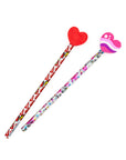 Dreamy Hearts Combo writers - Opportunity Buy (36ct pencils WITH toppers)