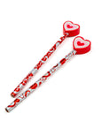 Scattered Heart Combo Writers - Opportunity Buy (36ct pencils WITH toppers)