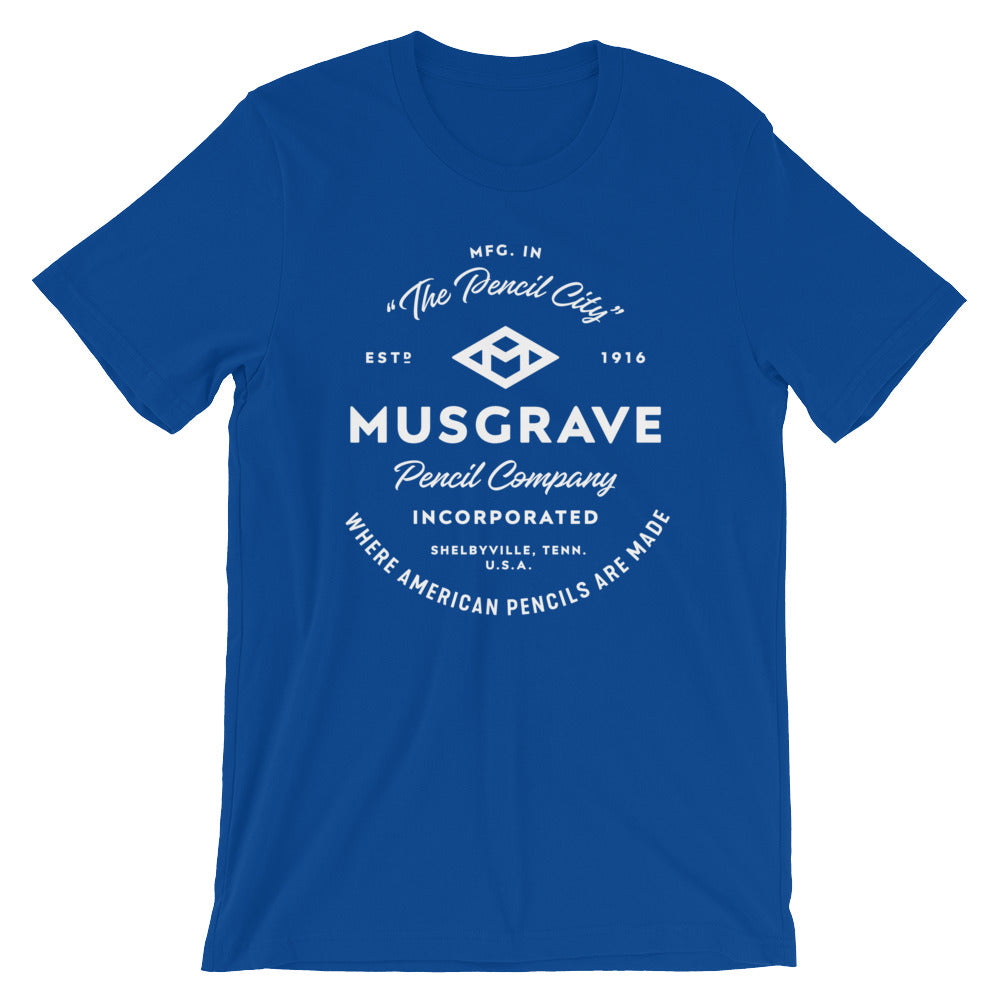 Musgrave Logo Badge TShirt (Front and Back) Musgrave Pencil Company