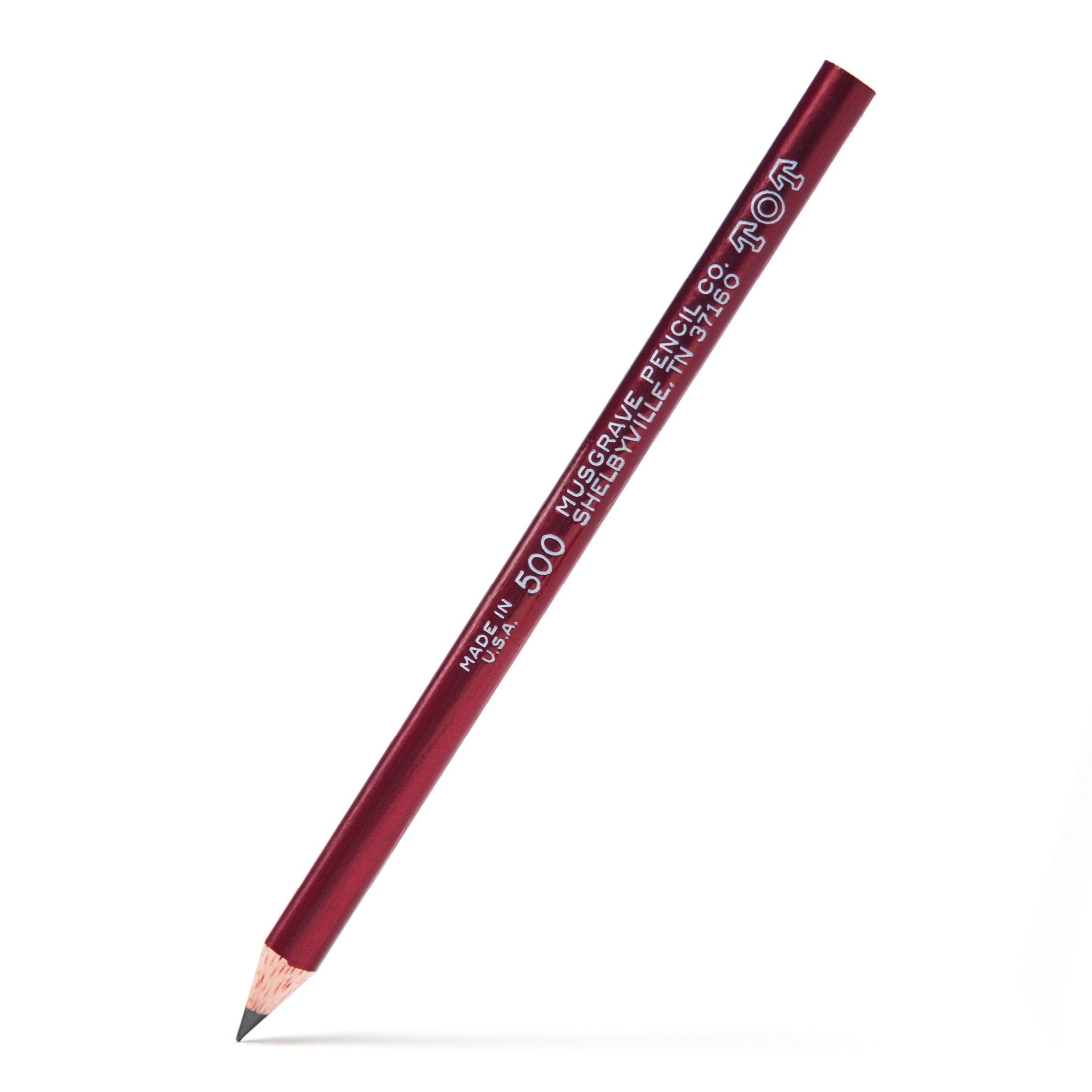 The TOT 500 Jumbo Round Medium-Soft Core Pencil by Musgrave Pencil