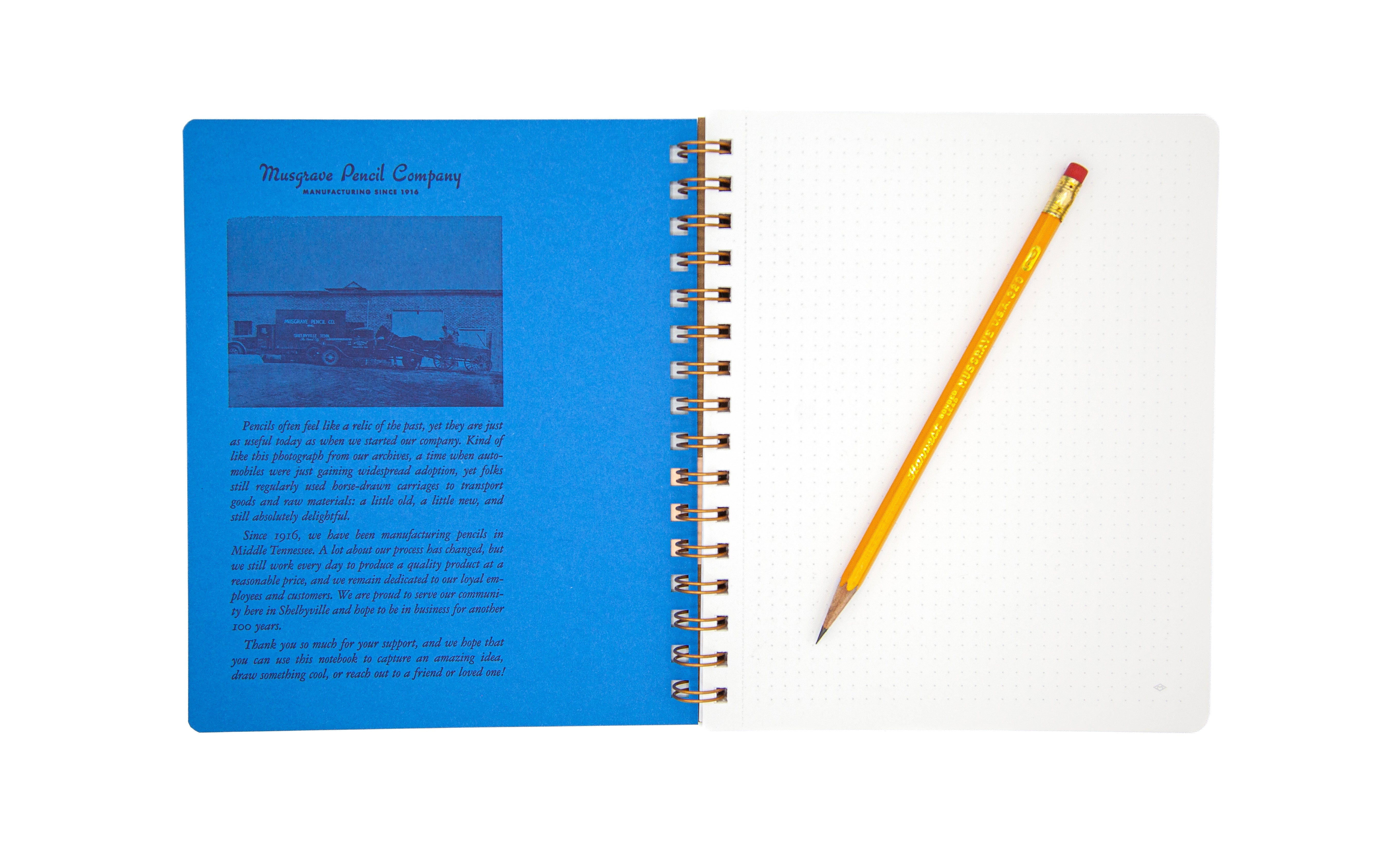 Blue Notebook | Shorthand Press and MPCo.