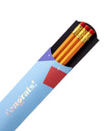 Pencil Sleeve: Bright Shapes Set, 4-pack