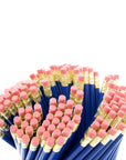 Blank Pencil with Ferrule and Eraser - Round - 144 Pencils