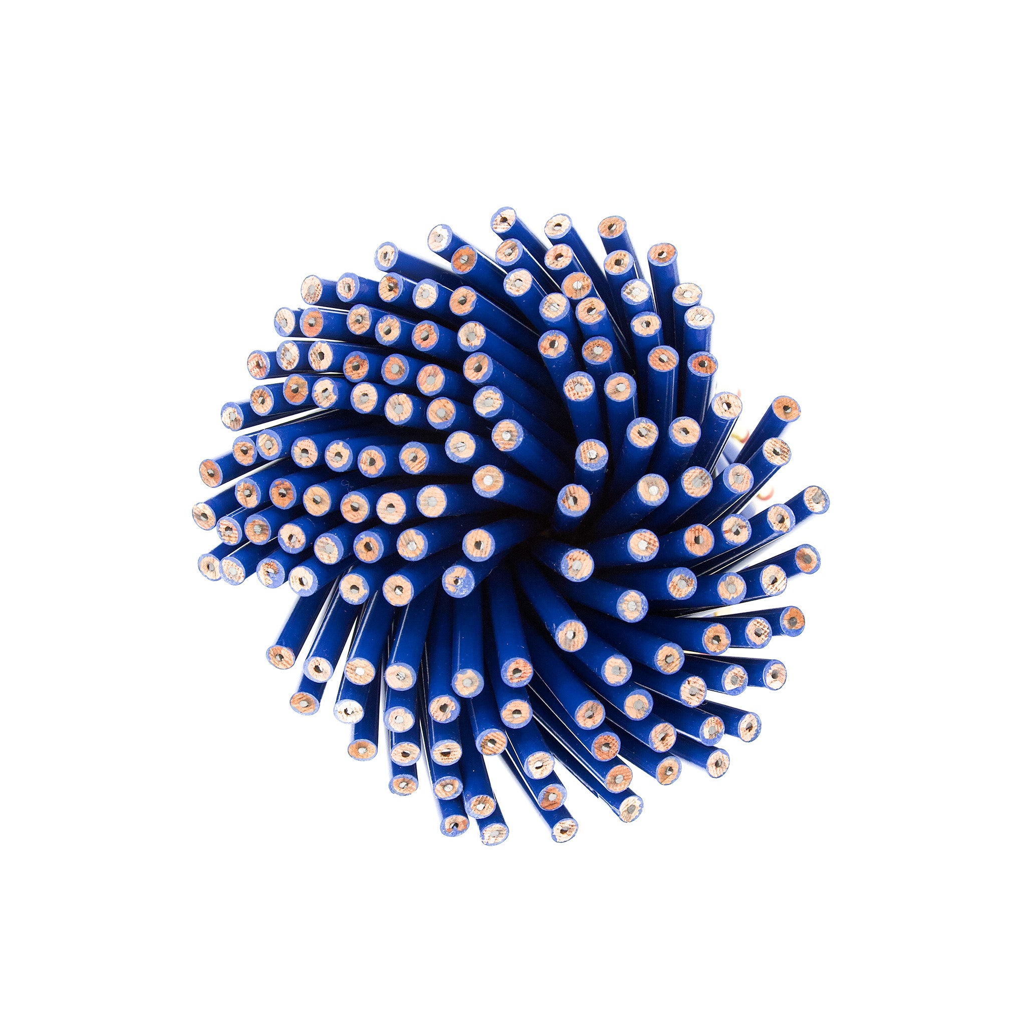 Blank Pencil with Ferrule and Eraser - Round - 144 Pencils