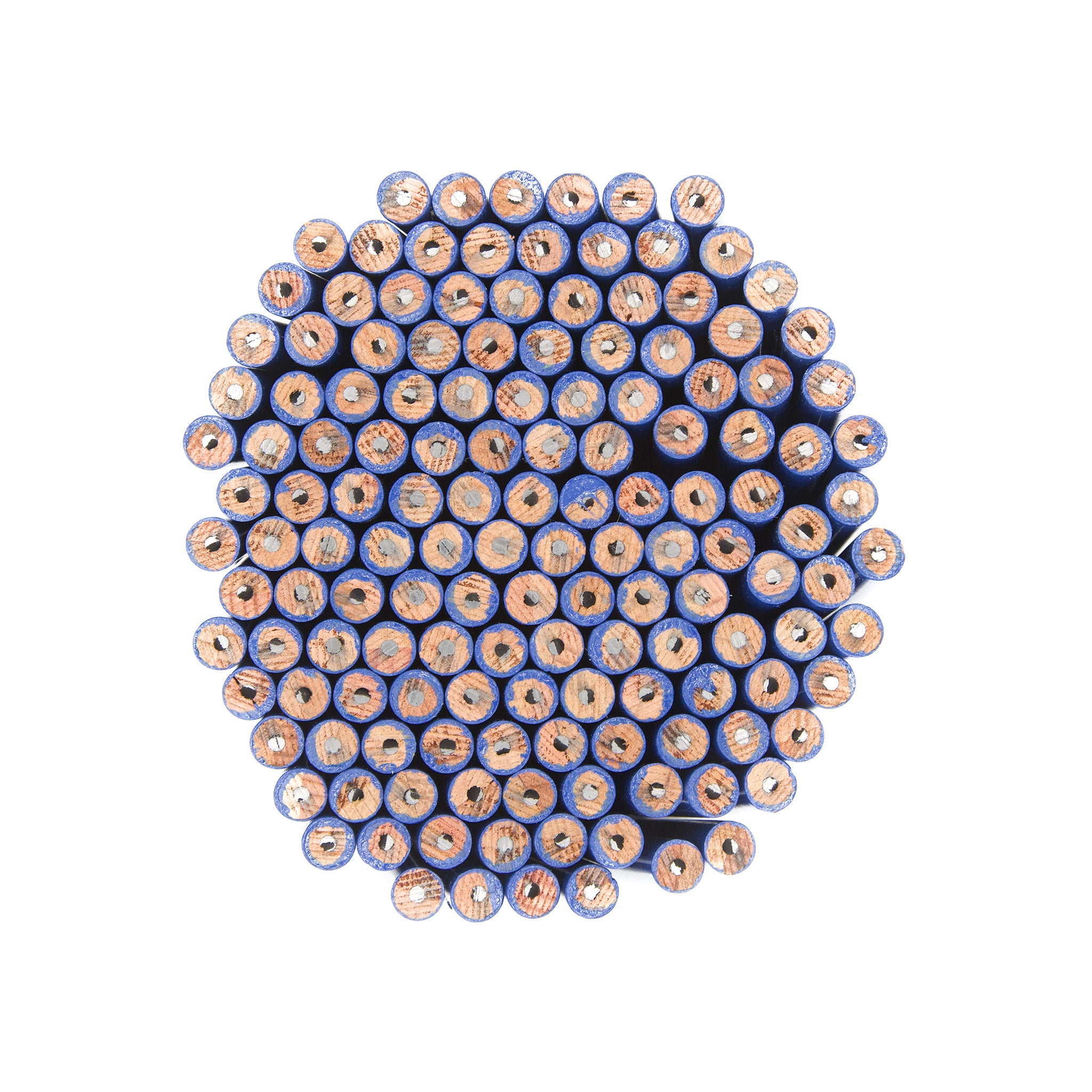 Blank Pencil with Ferrule and Eraser - Round - 144 Pencils