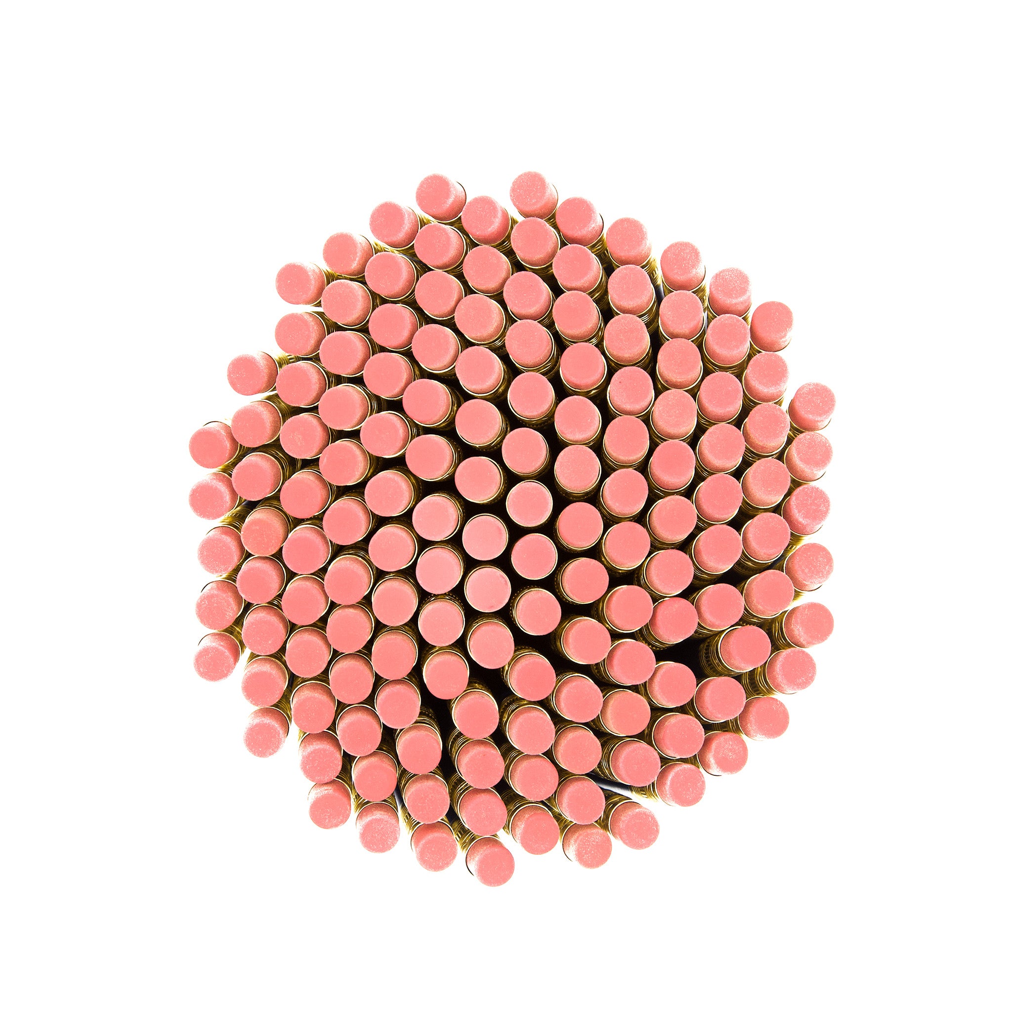 Blank Pencil with Ferrule and Eraser - Round - 144 Pencils