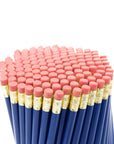 Blank Pencil with Ferrule and Eraser - Round - 144 Pencils