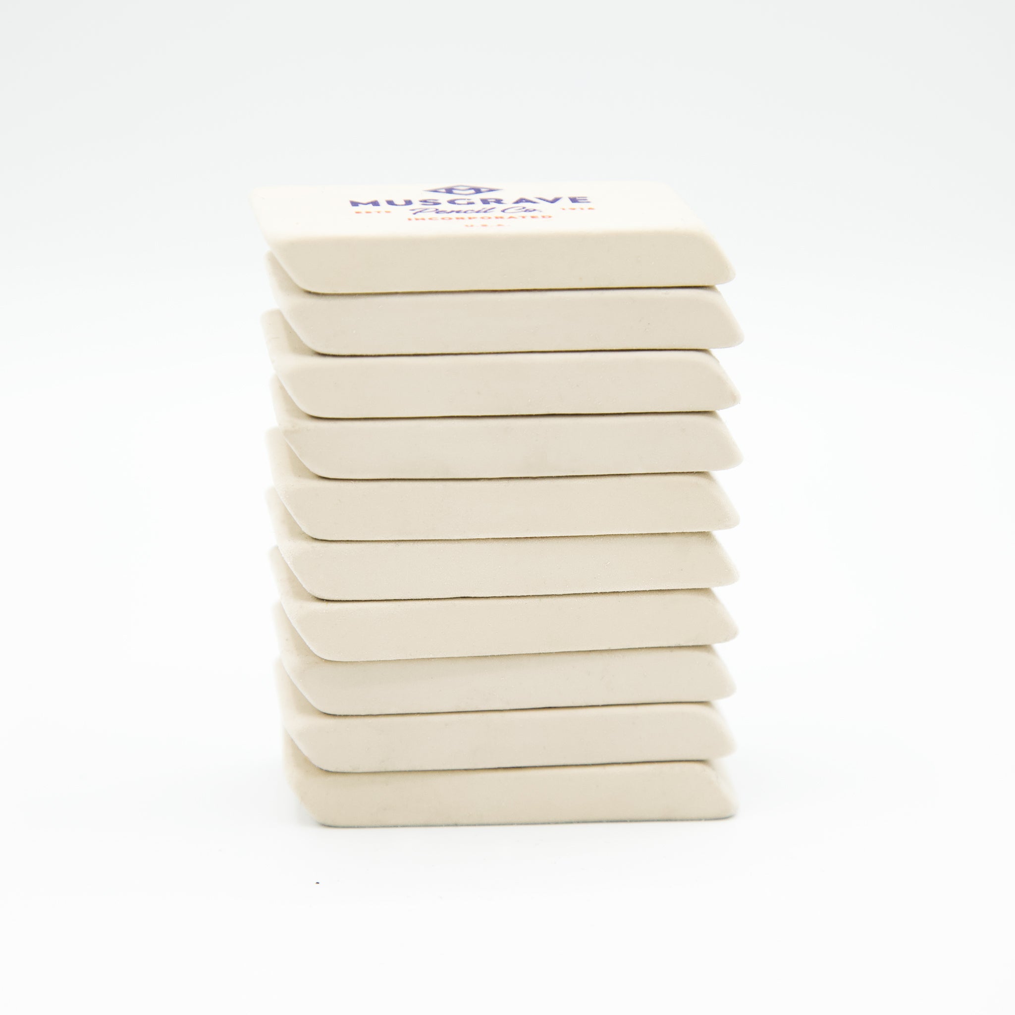Musgrave-themed White Erasers - Eraser Pack of 10