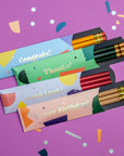Pencil Sleeve: Bright Shapes Set, 4-pack