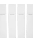 Blank Pencil Sleeve 4-pack in White