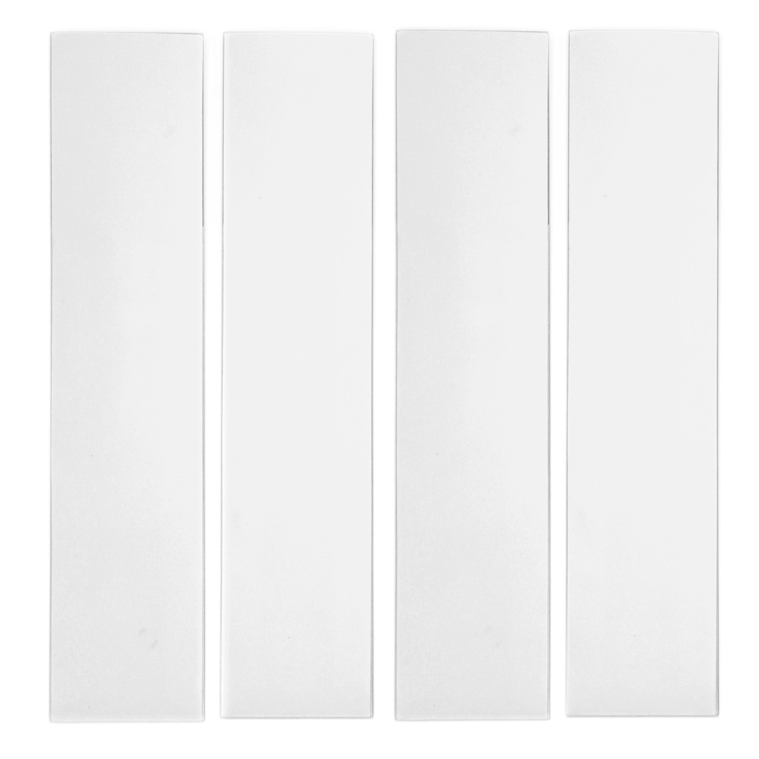 Blank Pencil Sleeve 4-pack in White