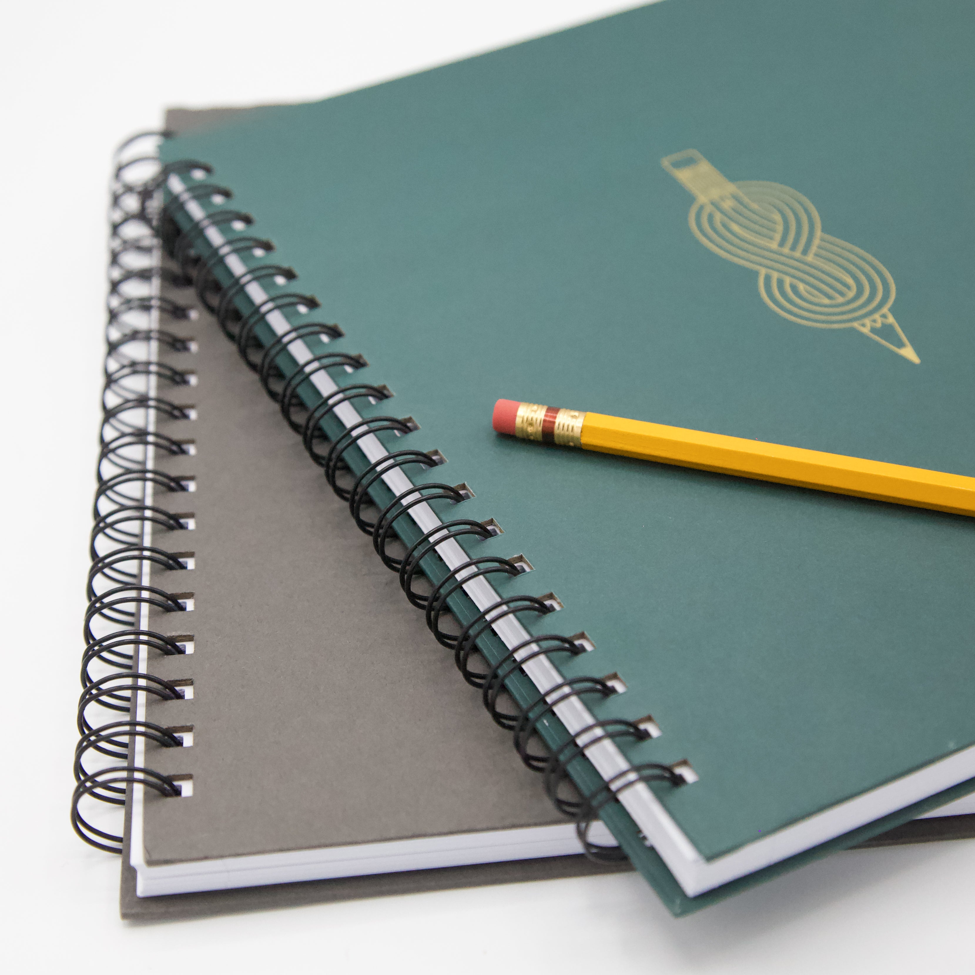 Dot Grid Notebook – Pencil Knot Graphic