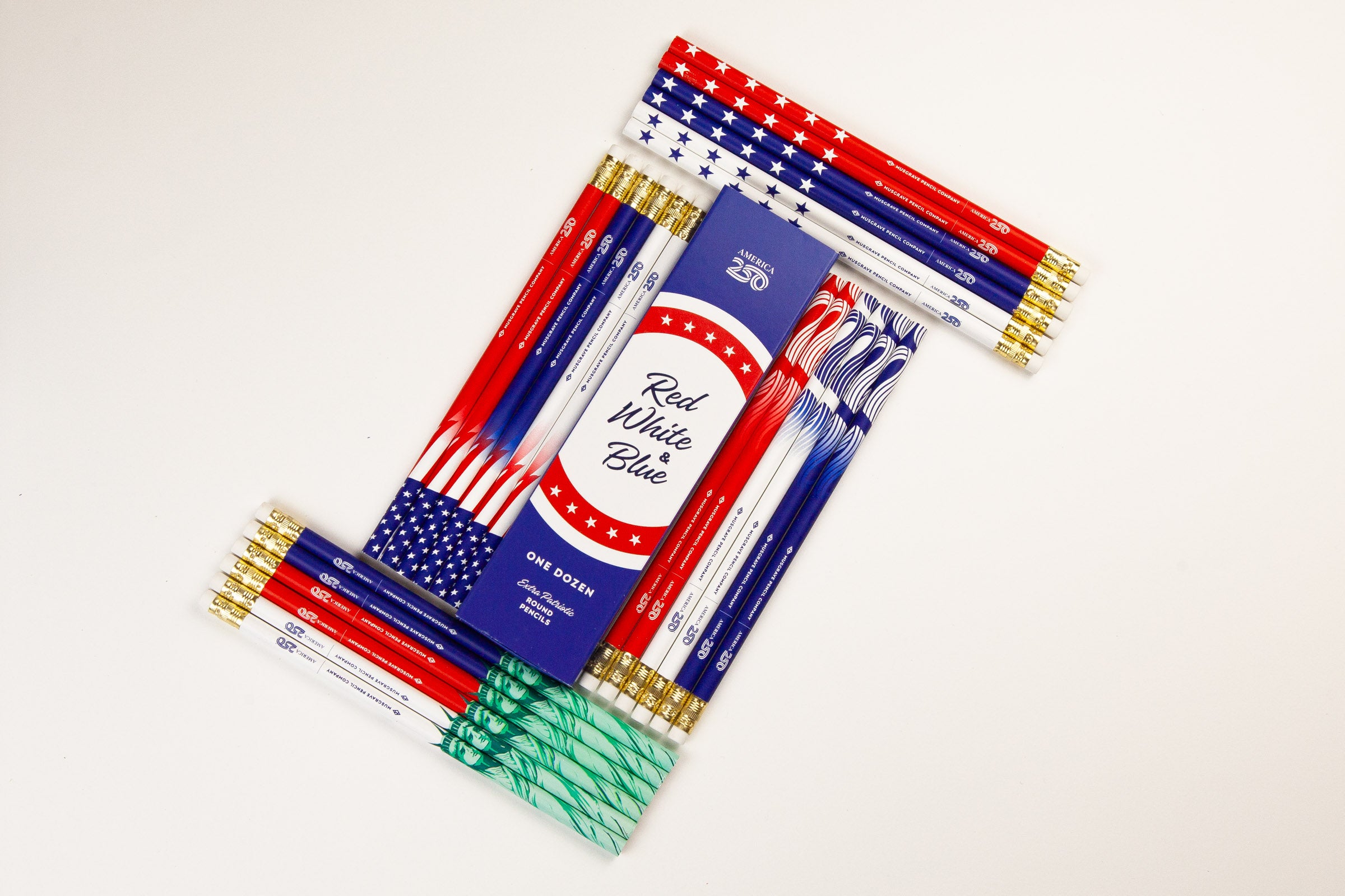 America250™ Celebration Red, White, and Blue Set