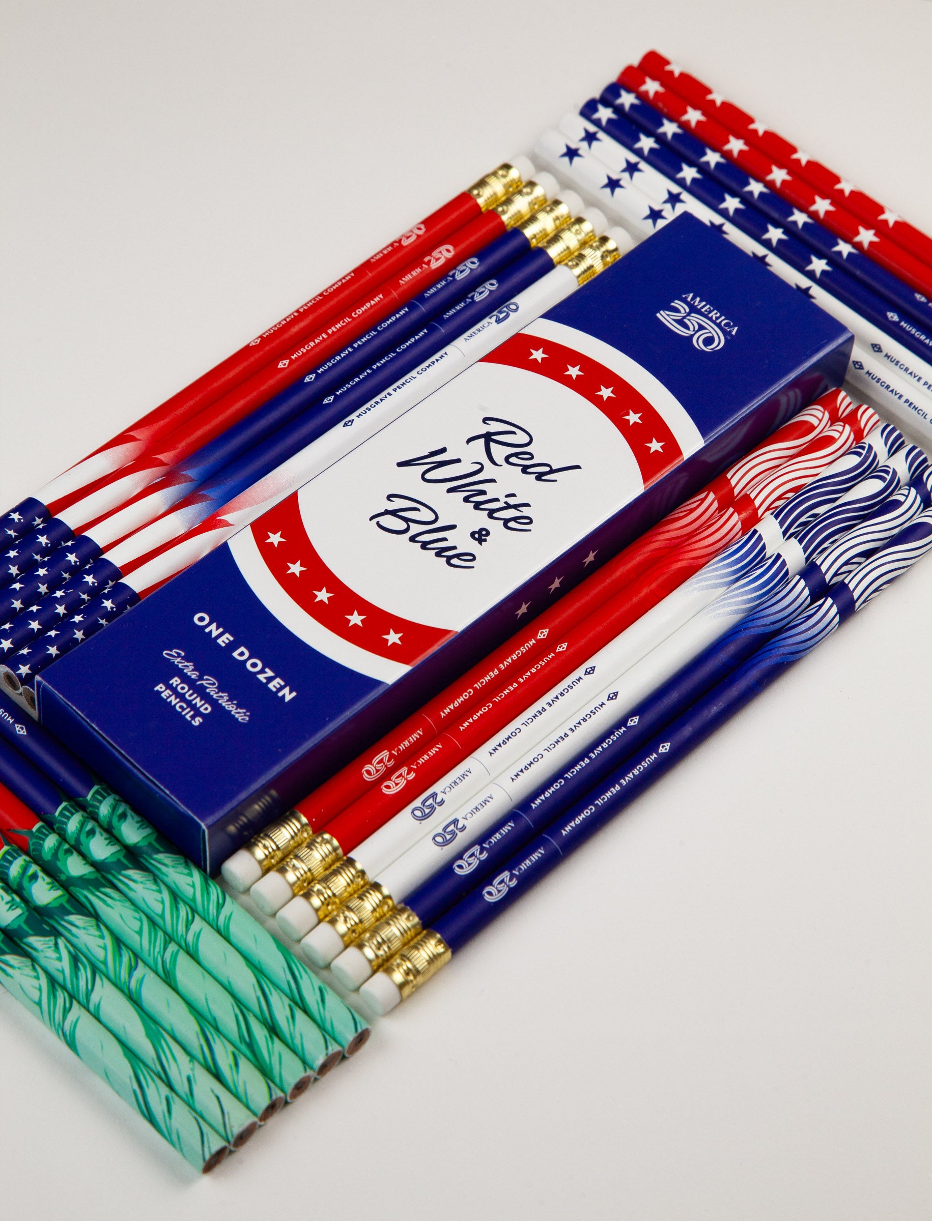 America250™ Celebration Red, White, and Blue Set
