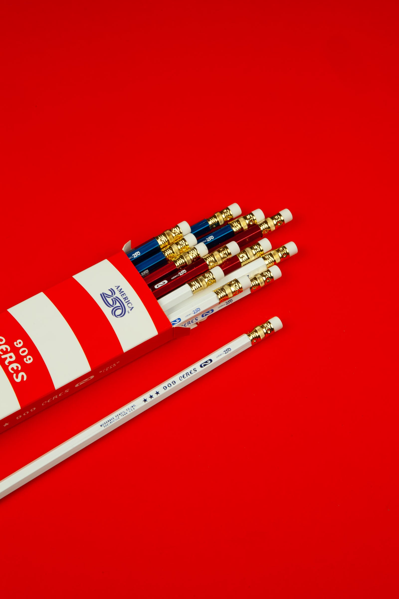 America250™ | Ceres 909 | Hex Pencil | #2 Lead | Musgrave Pencil