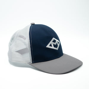 Musgrave + BOCO Trucker Hat - Light Gray and Blue