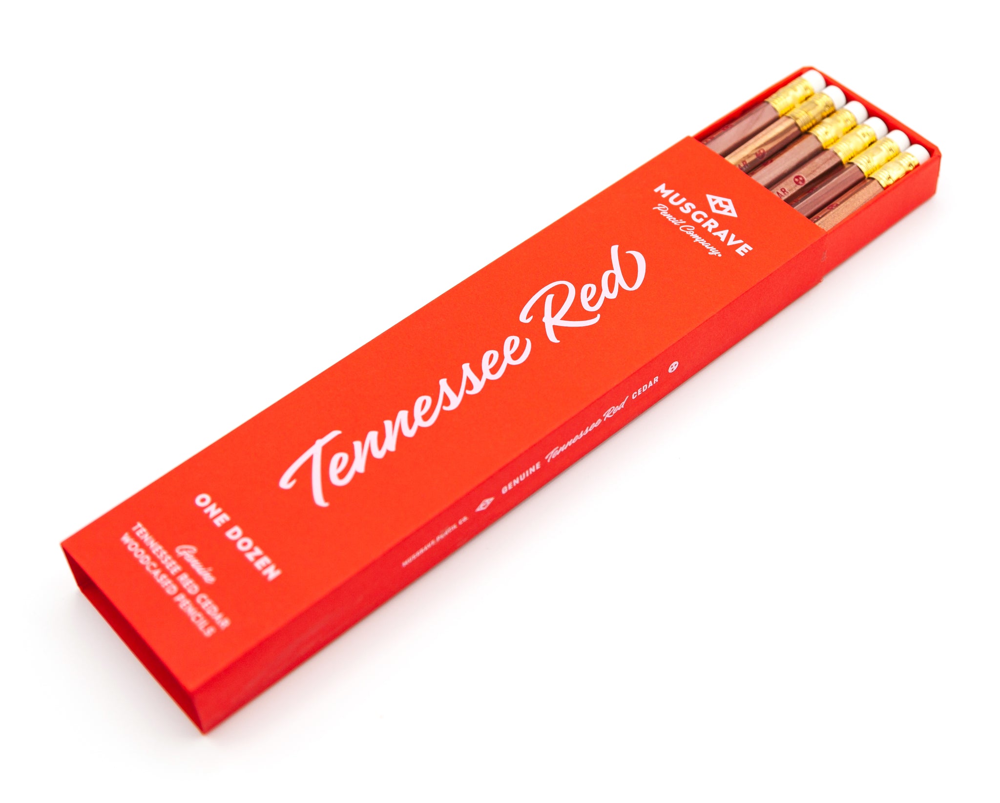 12-pack Tennessee Red Cedar Pencils, Musgrave Pencil Company