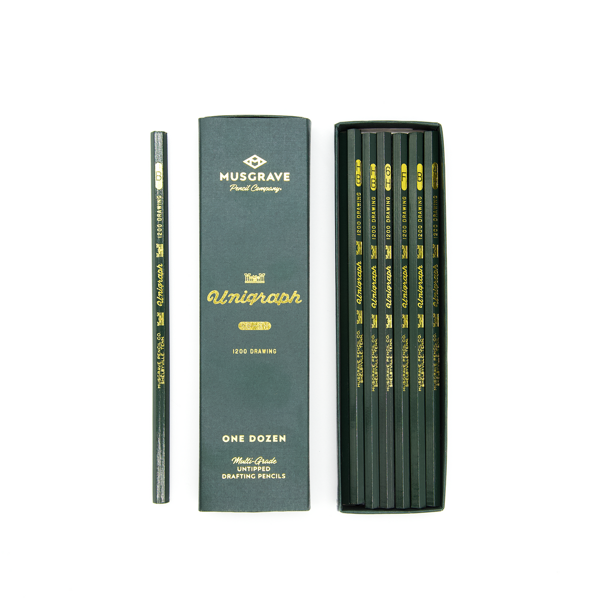 Unigraph Variety Pack of 12 (6B6H) Musgrave Pencil Company