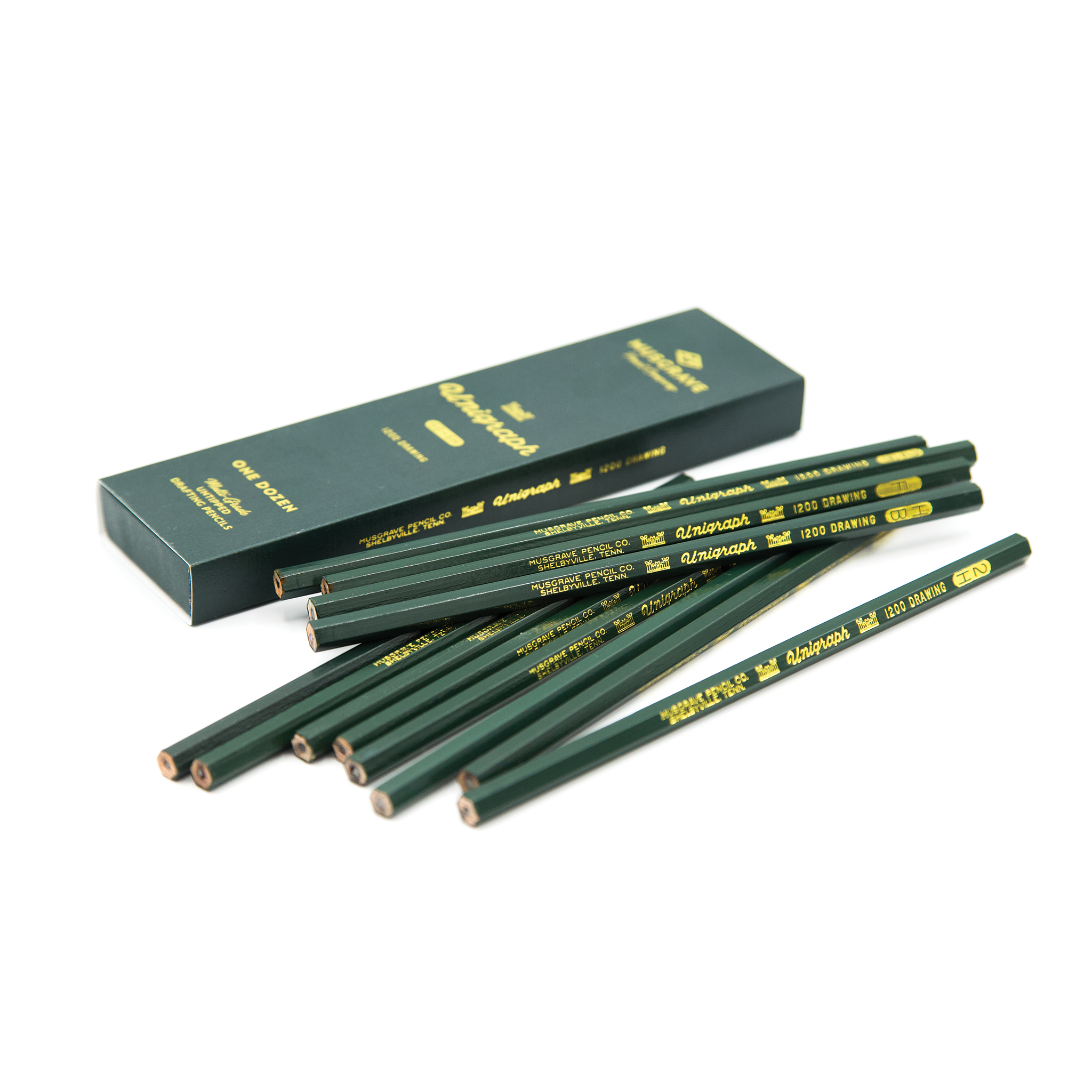 Unigraph Variety Pack of 12 (6B-6H) by Musgrave Pencil Company