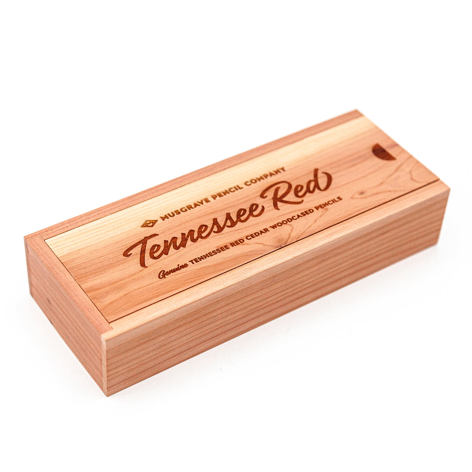 24-pack Tennessee Red™ Pencil — Cedar Box Set with Tennessee Red Logo ...