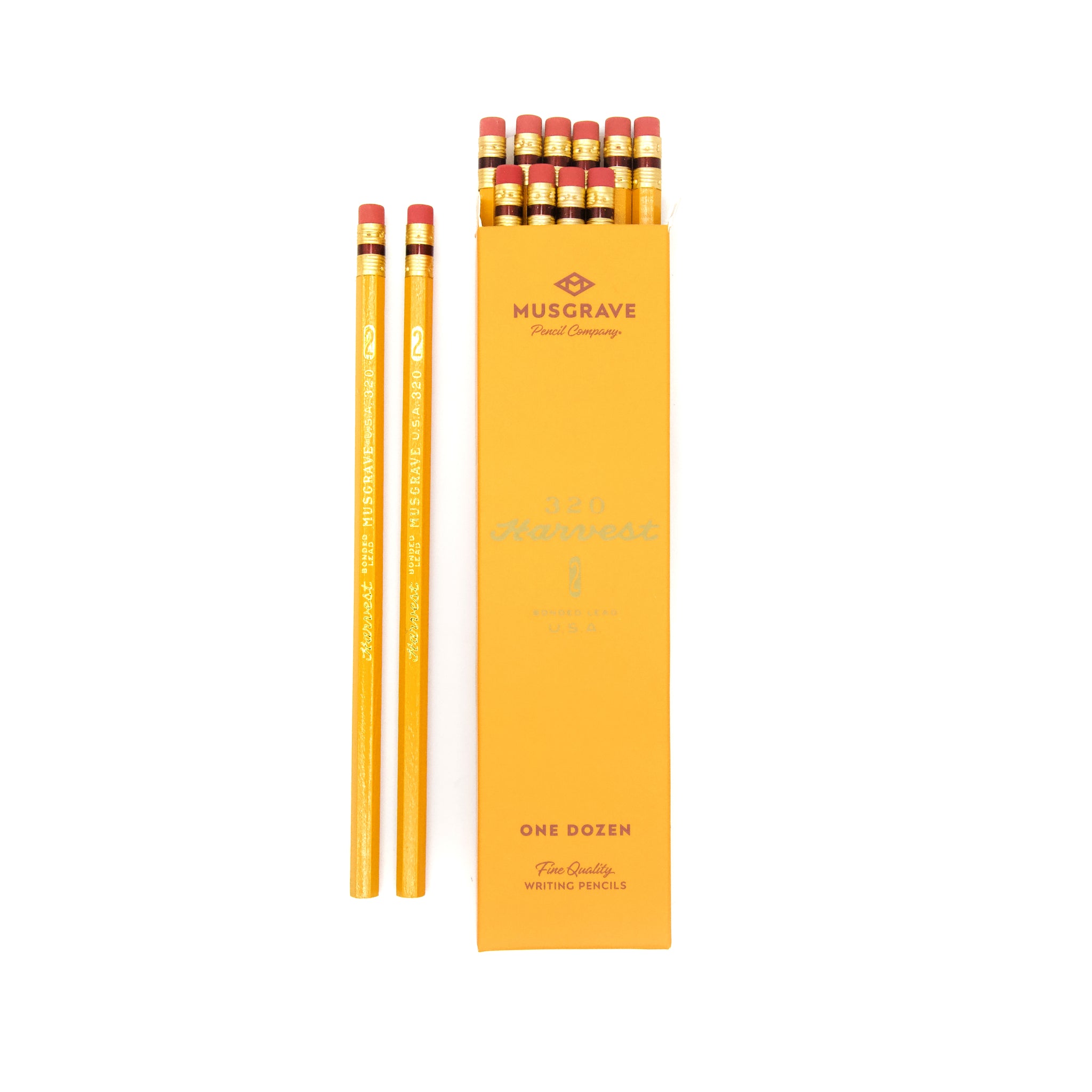 Harvest 320 Premium Hex No. 2 Pencil by Musgrave Pencil Company